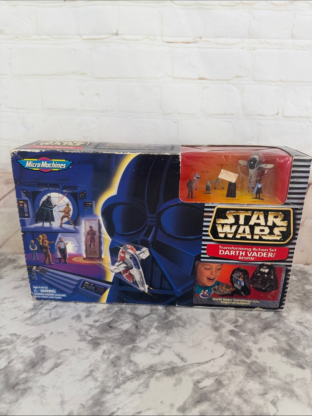STAR WARS MICRO MACHINES transforming action, set Darth Vader Bespin new